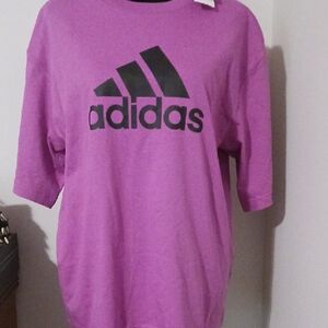Adidas Tee in Vibrant Purple